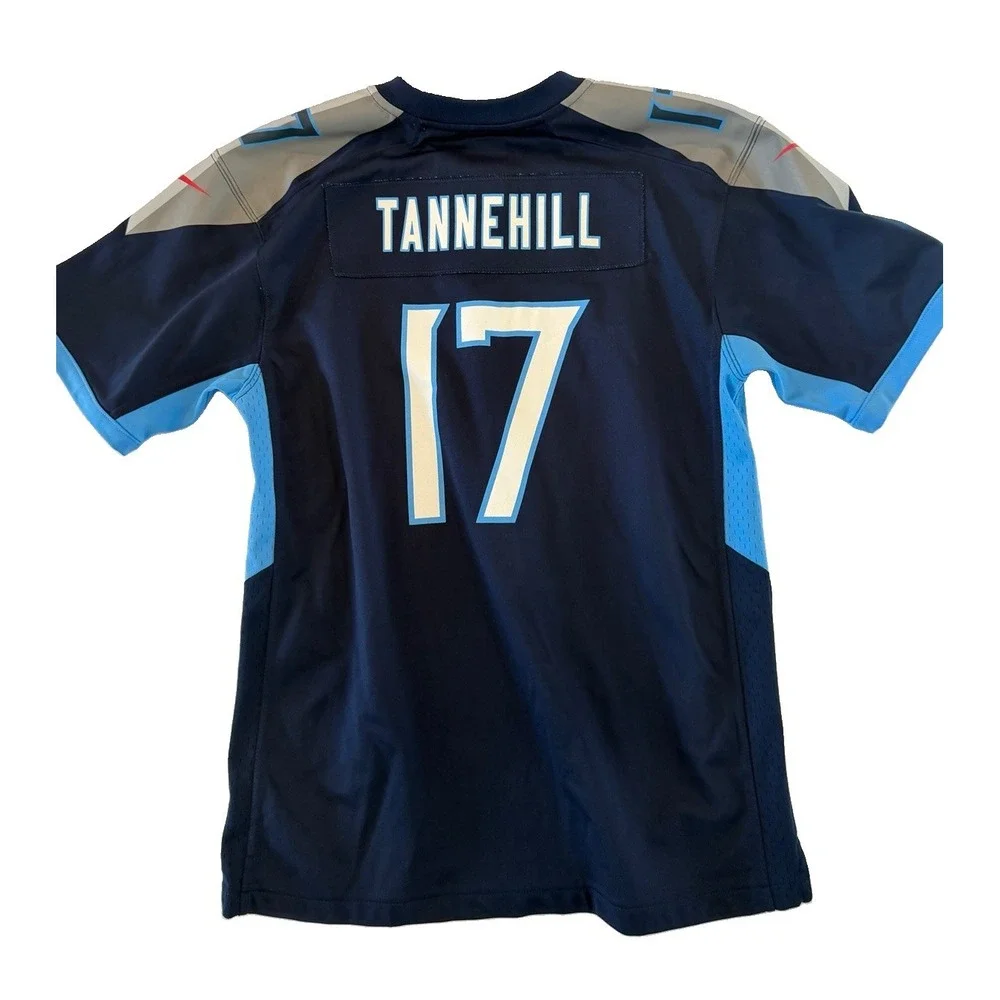 Nike NFL Titans Ryan Tannehill #17 Jersey On Field Youth XL 18-20 Navy On Field